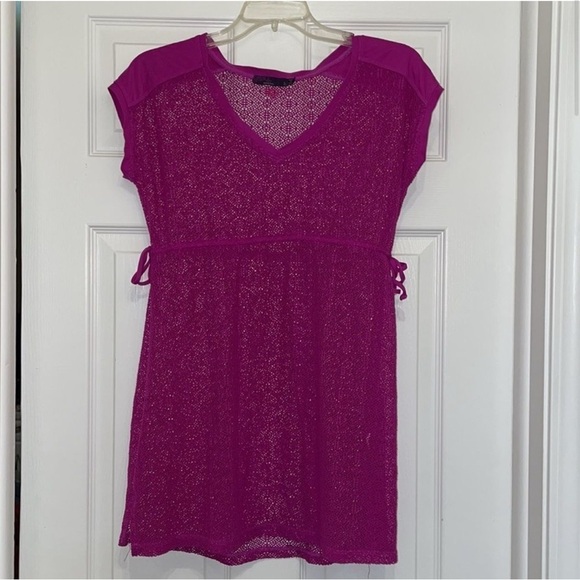 PrAna Magenta swim cover up - small. B3 - Picture 2 of 8